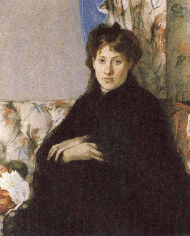 Berthe Morisot Portrait of Madme Pontillon oil painting image